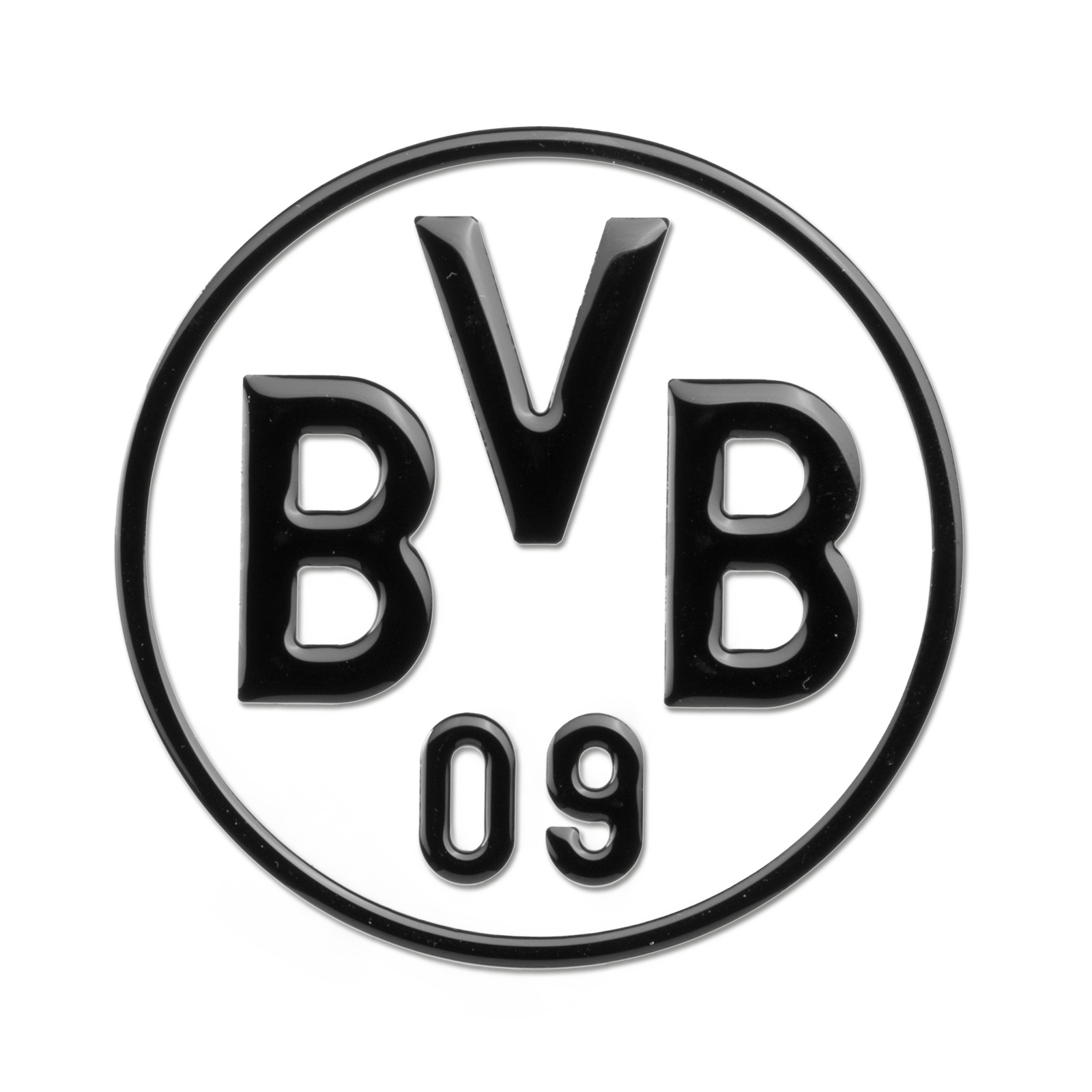 BVB-Auto-Aufkleber (schwarz), Garten & Auto