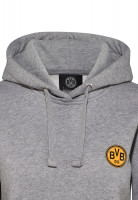 ORIGINAL BVB-Hoodie Retrospektiv für Frauen grau Grau Borussia Dortmund 