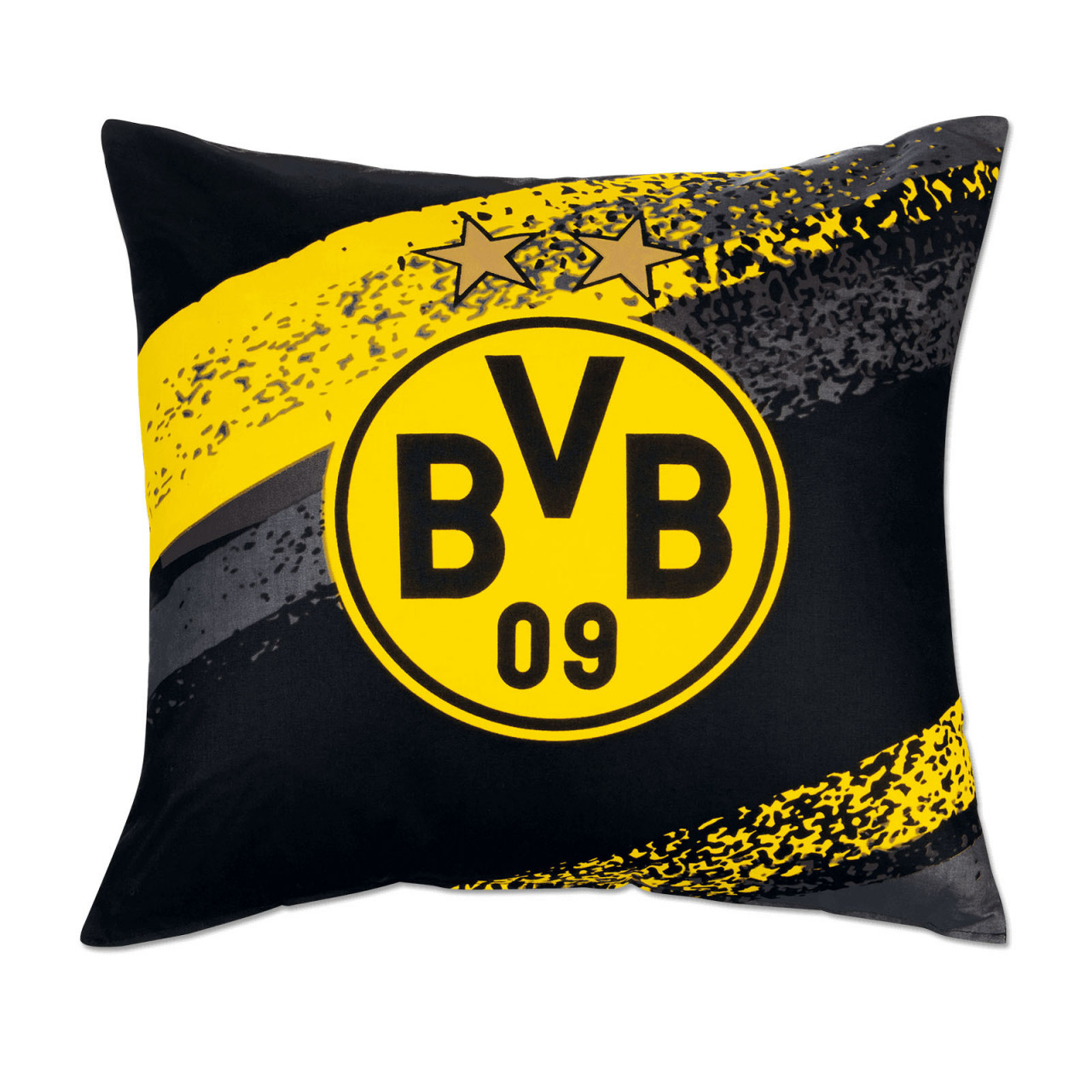 BVB Kissen Graffiti Streifen Kuschelkissen Autokissen Dortmund Logo Fanartikel 