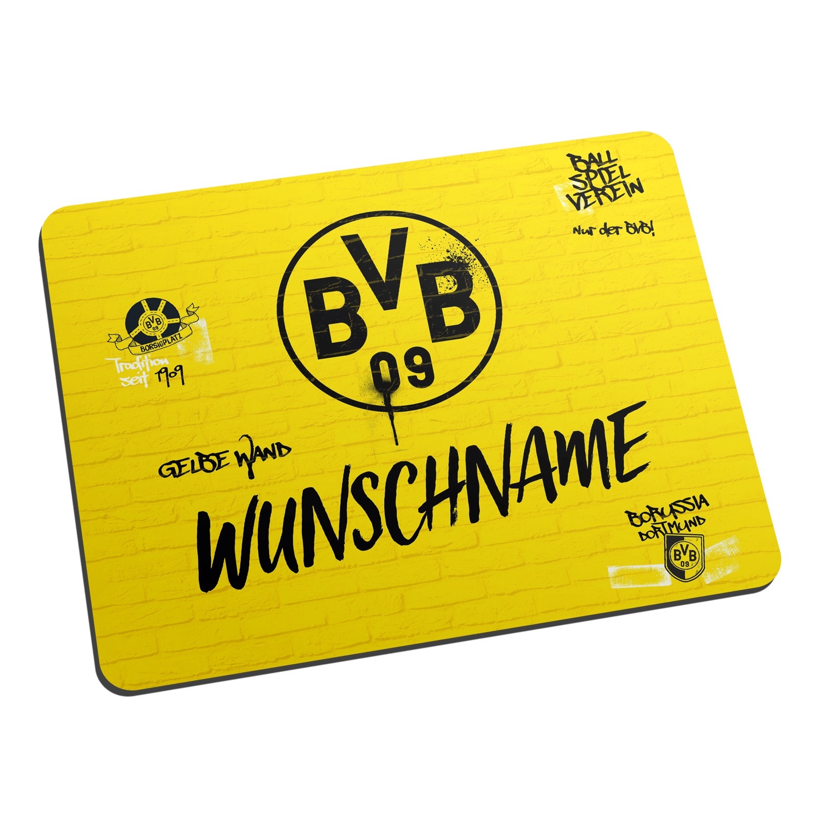 Fan-Shop BVB Plüschball Borussia Dortmund  Mehrfarbig 